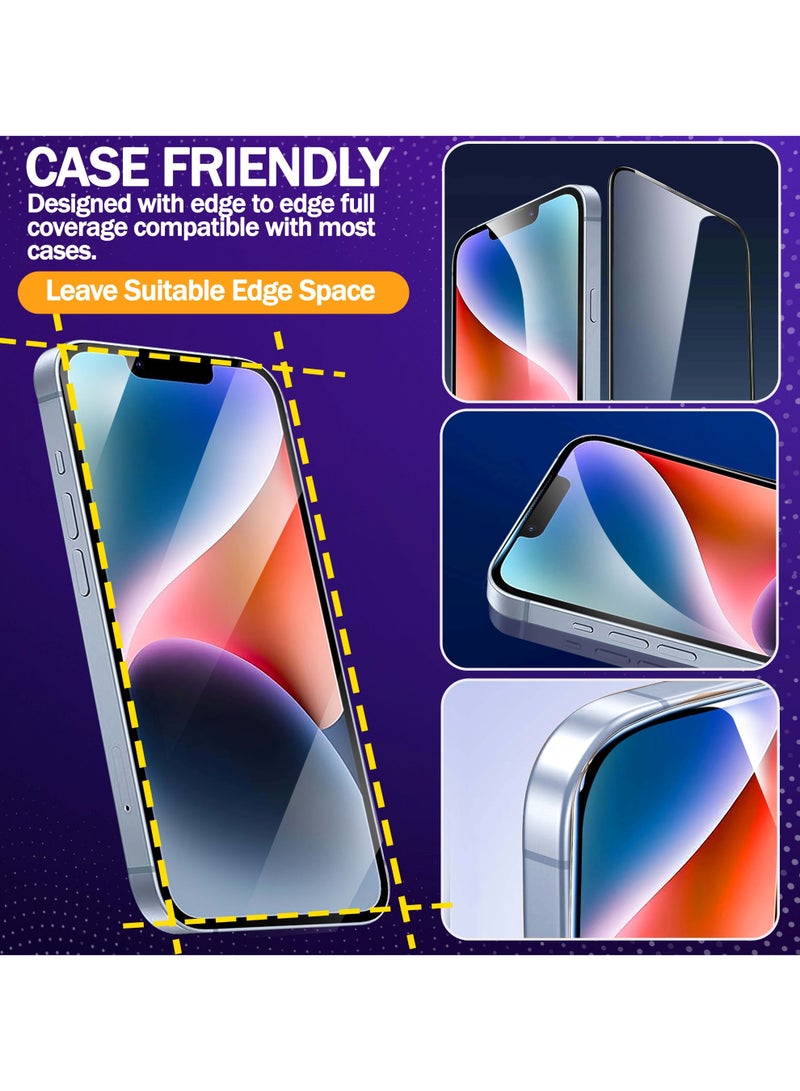 RKINC Screen Protector [2-Pack] for iPhone 16E [Automatic Installation] Tempered Glass HD [10X Military Grade Protection] Scratch-Resistant, Shatter-Proof - Image 3